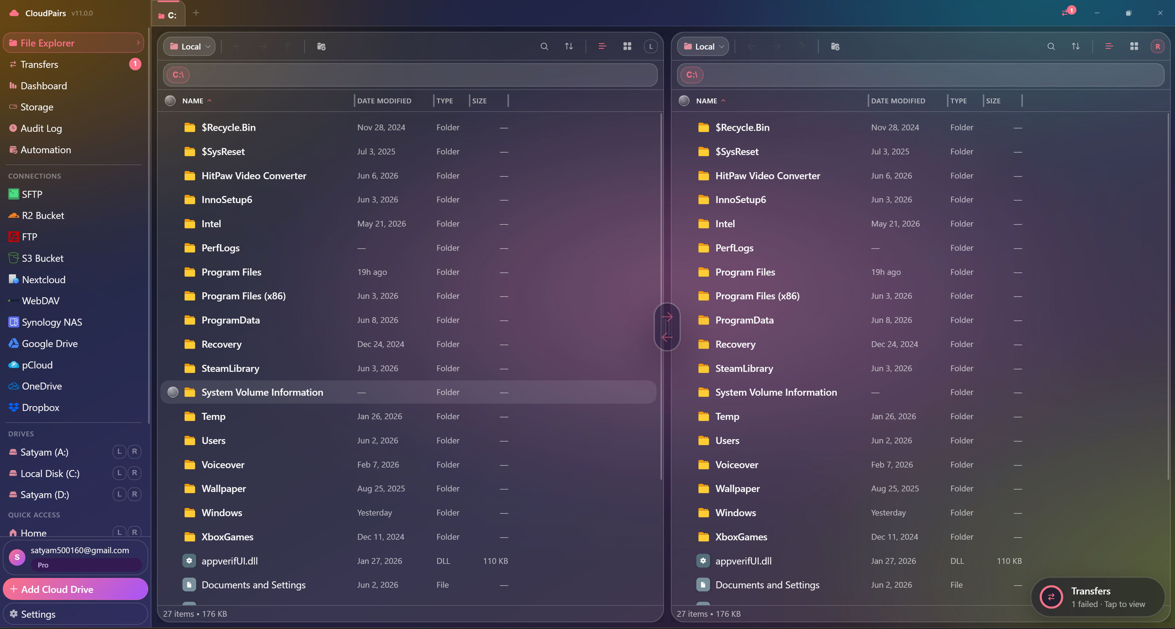 CloudPairs Samba / SMB file manager